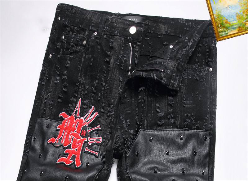 Men's Amiri Fashionable Casual Jeans Pants Size 29-38