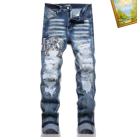 Men's Amiri Fashionable Casual Jeans Pants Size 29-38
