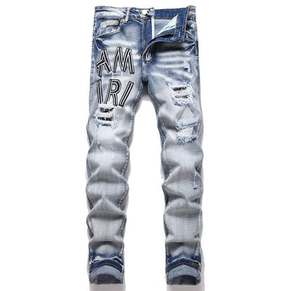 Men's Amiri Fashionable Casual Jeans Pants Size 29-38