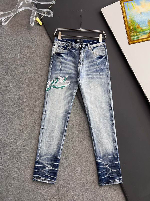 Men's Amiri Fashionable Casual Jeans Pants Size 29-38