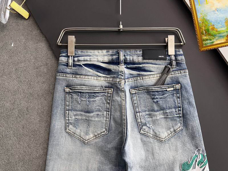 Men's Amiri Fashionable Casual Jeans Pants Size 29-38