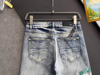 Men's Amiri Fashionable Casual Jeans Pants Size 29-38