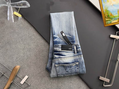 Men's Amiri Fashionable Casual Jeans Pants Size 29-38