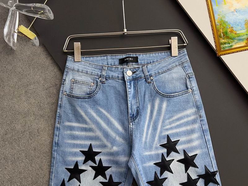 Men's Amiri Fashionable Casual Jeans Pants Size 29-38