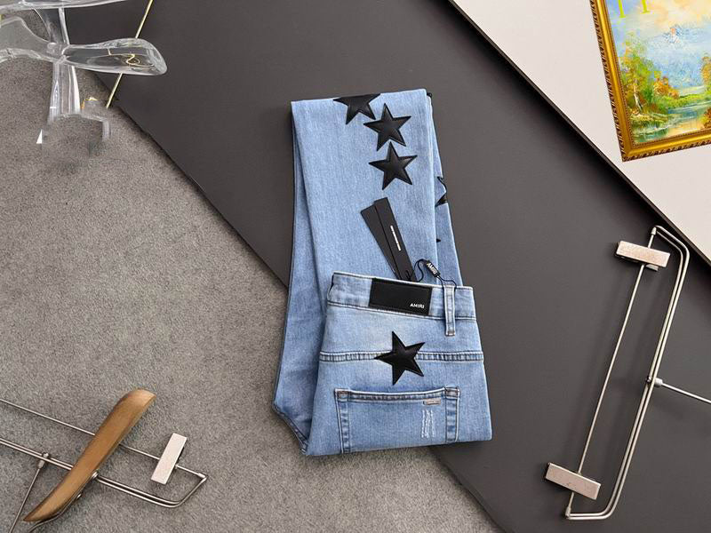 Men's Amiri Fashionable Casual Jeans Pants Size 29-38