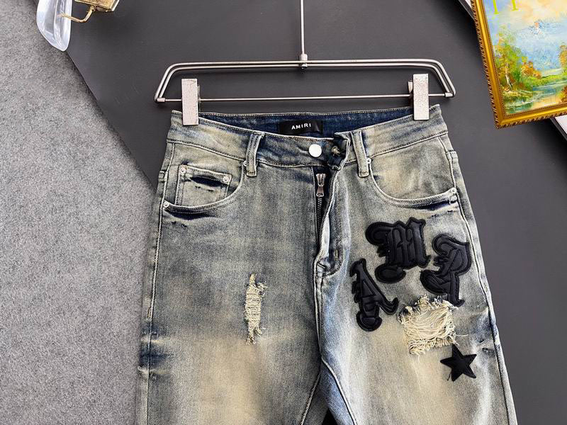 Men's Amiri Fashionable Casual Jeans Pants Size 29-38