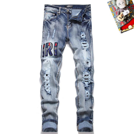 Men's Amiri Fashionable Casual Jeans Pants Size 29-38