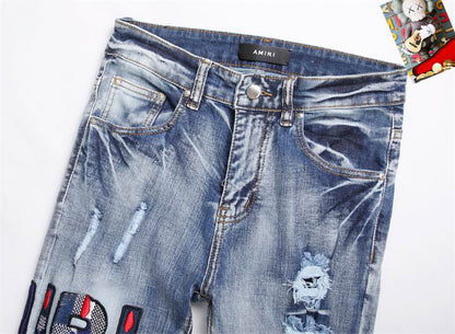 Men's Amiri Fashionable Casual Jeans Pants Size 29-38