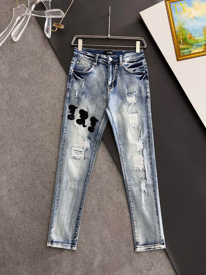 Men's Amiri Fashionable Casual Jeans Pants Size 29-38