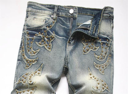 Men's Amiri Fashionable Casual Jeans Pants Size 29-38