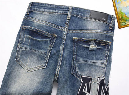 Men's Amiri Fashionable Casual Jeans Pants Size 29-38