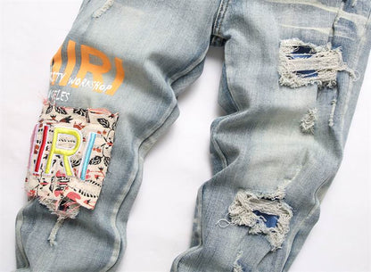 Men's Amiri Fashionable Casual Jeans Pants Size 29-38