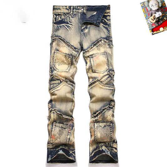 Men's Amiri Fashionable Casual Jeans Pants Size 29-38