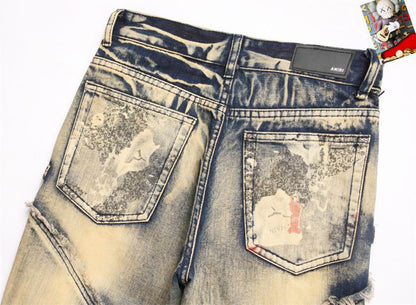 Men's Amiri Fashionable Casual Jeans Pants Size 29-38