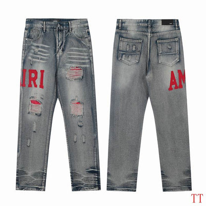 Men's Amiri Fashionable Casual Jeans Pants Size 30-36