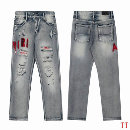 Men's Amiri Fashionable Casual Jeans Pants Size 30-36