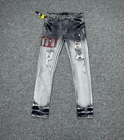 Men's Amiri Fashionable Casual Jeans Pants Size 30-36