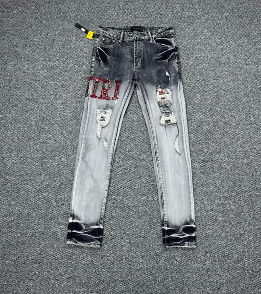 Men's Amiri Fashionable Casual Jeans Pants Size 30-36