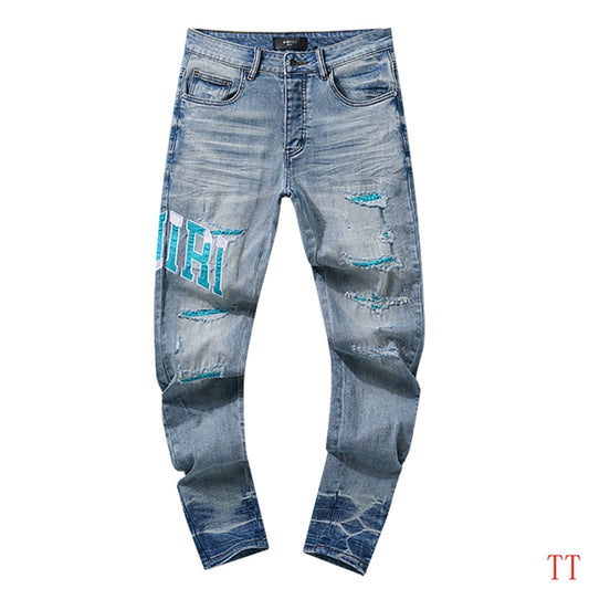 Men's Amiri Fashionable Casual Jeans Pants Size 30-38