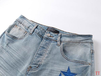Men's Amiri Fashionable Casual Jeans Pants Size 30-38