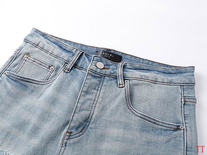 Men's Amiri Fashionable Casual Jeans Pants Size 30-38