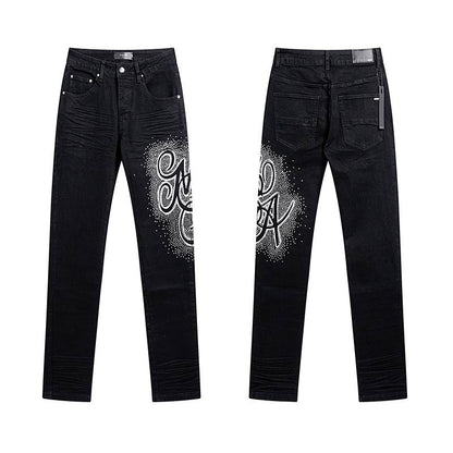 Men's Amiri Fashionable Casual Jeans Pants Size 30-38