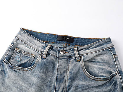 Men's Amiri Fashionable Casual Jeans Pants Size 30-38