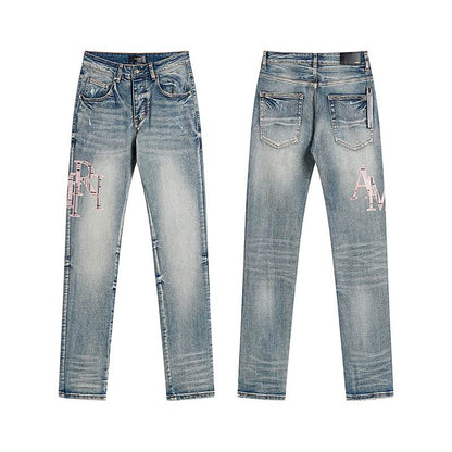 Men's Amiri Fashionable Casual Jeans Pants Size 30-38