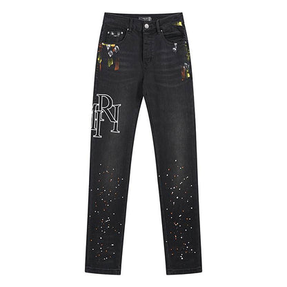 Men's Amiri Fashionable Casual Jeans Pants Size 30-38
