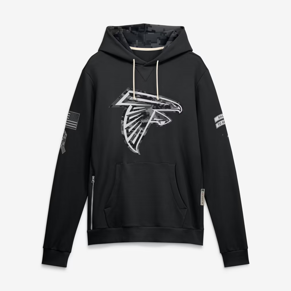 A.Falcons 2026 Salute To Service Club Pullover Hoodie Cheap sale Birthday and Christmas gifts Stitched American Football jersey Fedasgoge