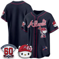 Atlanta Braves Navy Fedasgoge Meow KT 2026 Vapor Limited All Stitched Jersey