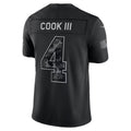 B.Bills #4 James Cook III Black 2026 Salute to Service Stitched Limited Football jersey Fedasgoge