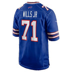 B.Bills #71 Jedrick Wills Jr. Royal Team Game Football jersey Fedasgoge