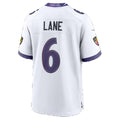 B.Ravens #6 Ja'Kobi Lane White Fedasgoge Game Jersey