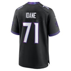 B.Ravens #71 Olaivavega Ioane Black Alternate Game Jersey Fedasgoge