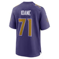 B.Ravens #71 Olaivavega Ioane Purple Fedasgoge Alternate Game Jersey