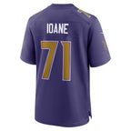 B.Ravens #71 Olaivavega Ioane Purple Fedasgoge Alternate Game Jersey
