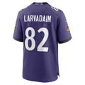 B.Ravens #82 Gage Larvadain Purple Team Game Jersey Fedasgoge