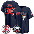 Boston Red Sox #36 Triston Casas Navy Fedasgoge Meow KT Vapor Limited Stitched Jersey