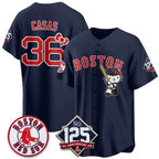 Boston Red Sox #36 Triston Casas Navy Fedasgoge Meow KT Vapor Limited Stitched Jersey