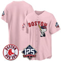 Boston Red Sox Pink Fedasgoge Meow KT Vapor Limited Stitched Jersey