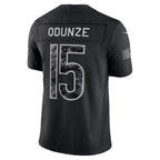 C.Bears #15 Rome Odunze Black 2026 Salute to Service Stitched Limited Football jersey Fedasgoge