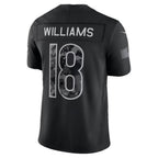 C.Bears #18 Caleb Williams Black 2026 Salute to Service Stitched Limited Football jersey Fedasgoge