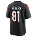 C.Bengals #81 Dohnte Meyers Black Team Game Football jersey Fedasgoge