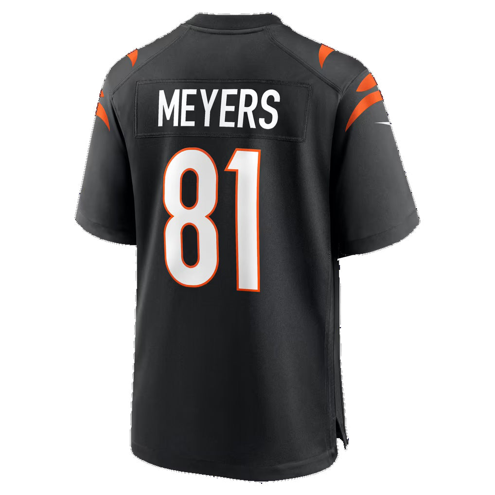 C.Bengals #81 Dohnte Meyers Black Team Game Football jersey Fedasgoge