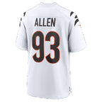 C.Bengals #93 Jonathan Allen White Game Football jersey Fedasgoge