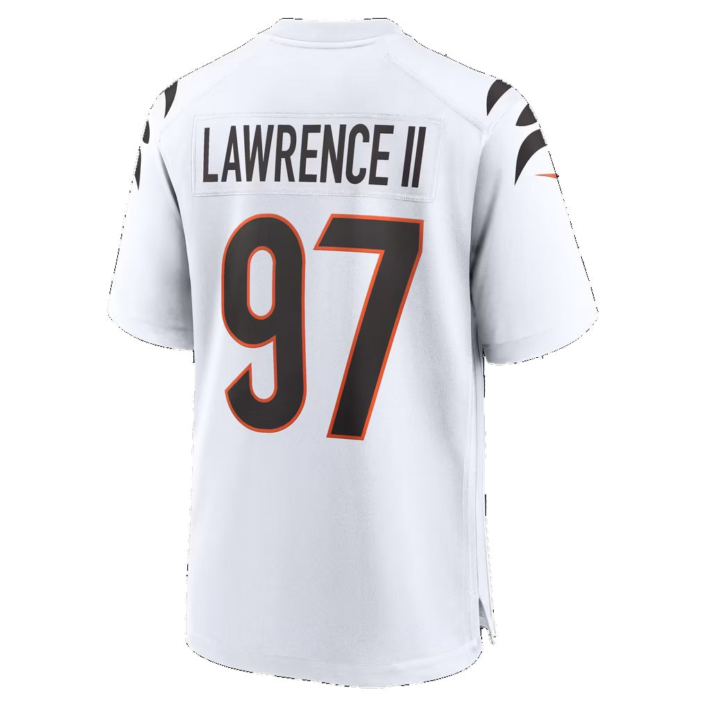 C.Bengals #97 Dexter Lawrence II White Game Football jersey Fedasgoge