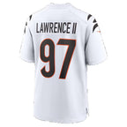 C.Bengals #97 Dexter Lawrence II White Game Football jersey Fedasgoge
