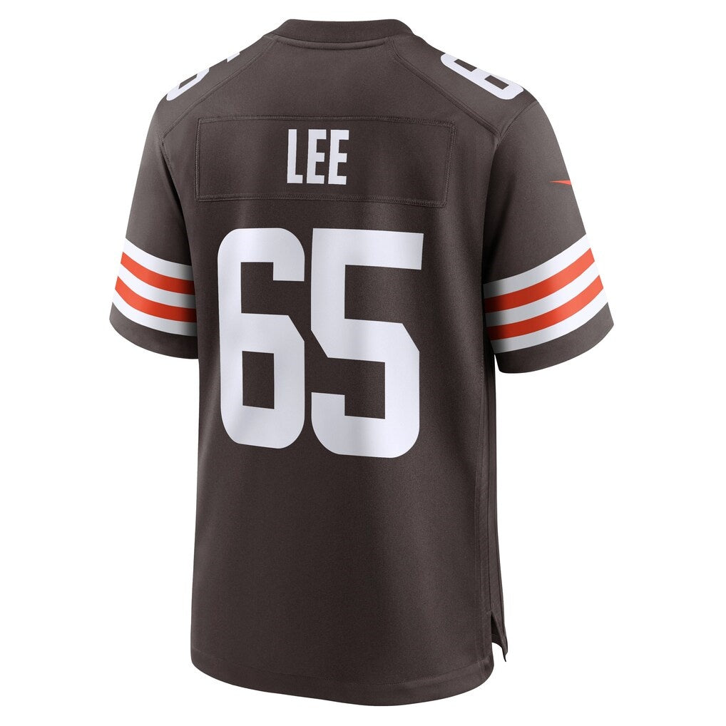 C.Browns #65 Vershon Lee Brown Team Game Jersey Fedasgoge