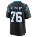C.Panthers #76 Albert Reese IV Black Team Game Football jersey Fedasgoge